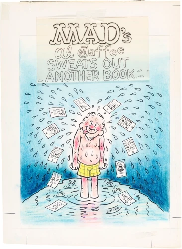 Al Jaffee Original Art for MAD's Al Jaffee Sweats Out Another Book (3)