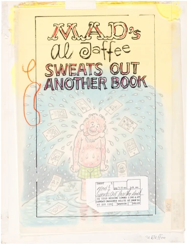 Al Jaffee Original Art for MAD's Al Jaffee Sweats Out Another Book (4)