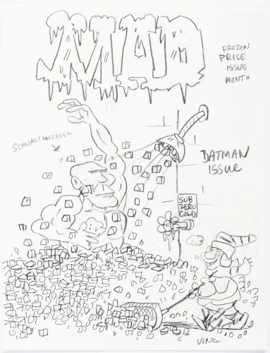 Duck Edwing MAD 359 Original Unpublished Preliminary Cover Art (3),