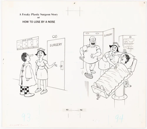 MAD’s Al Jaffee Freaks Out A Freaky Plastic Surgeon Story (1)